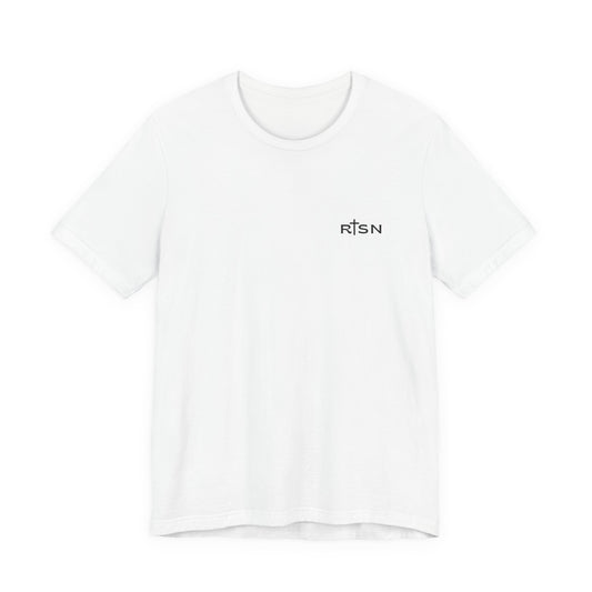 White RISN Logo Tee